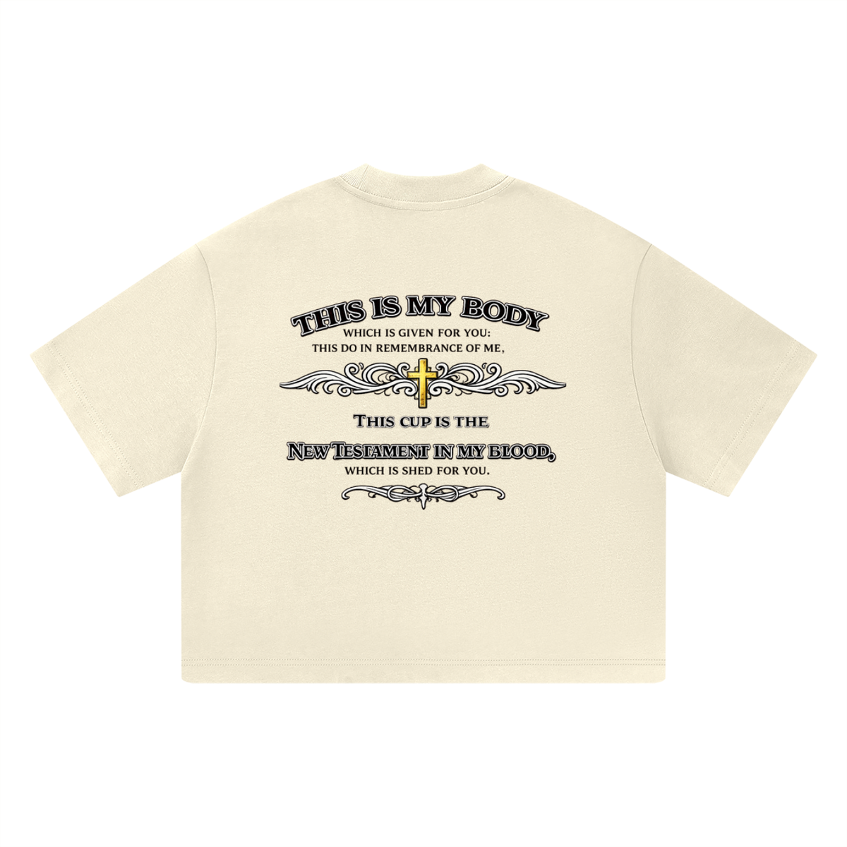 ‘The Last Supper’ Unisex Heavyweight Boxy T-Shirt