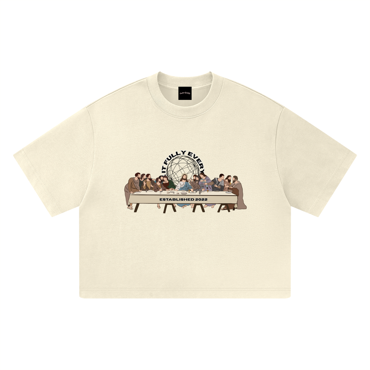 ‘The Last Supper’ Unisex Heavyweight Boxy T-Shirt