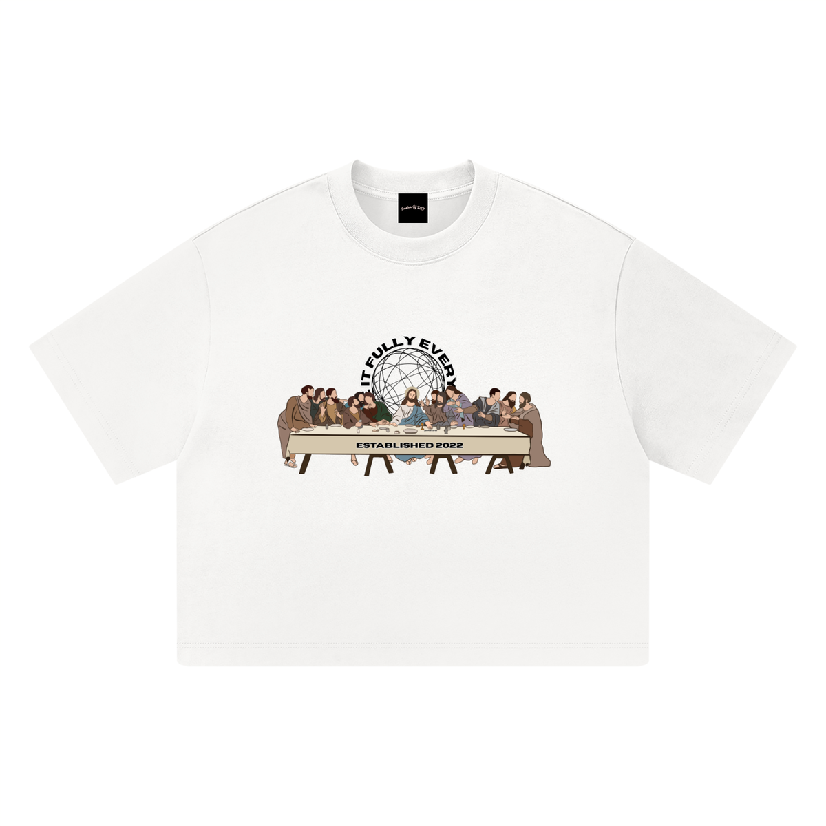 ‘The Last Supper’ Unisex Heavyweight Boxy T-Shirt