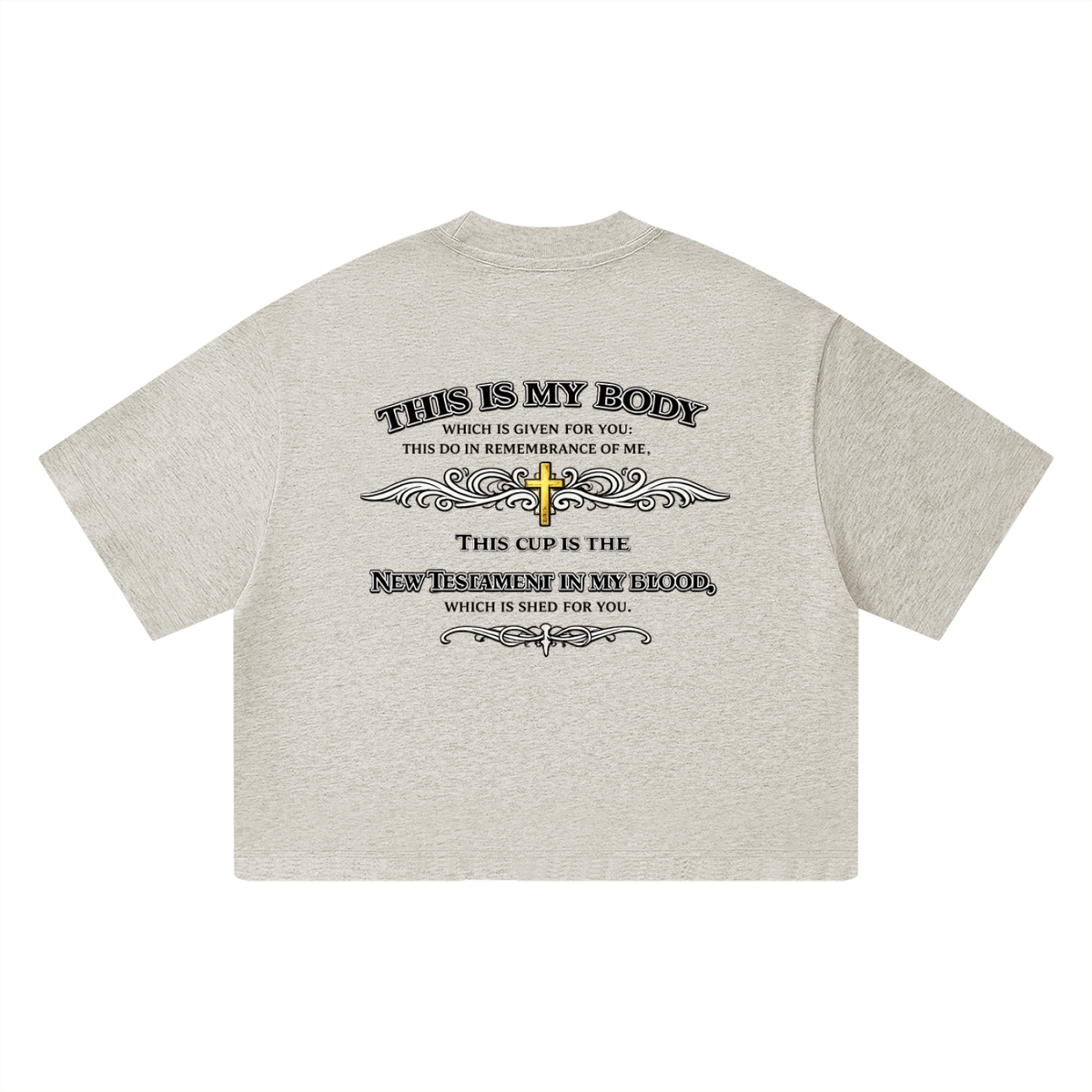 ‘The Last Supper’ Unisex Heavyweight Boxy T-Shirt