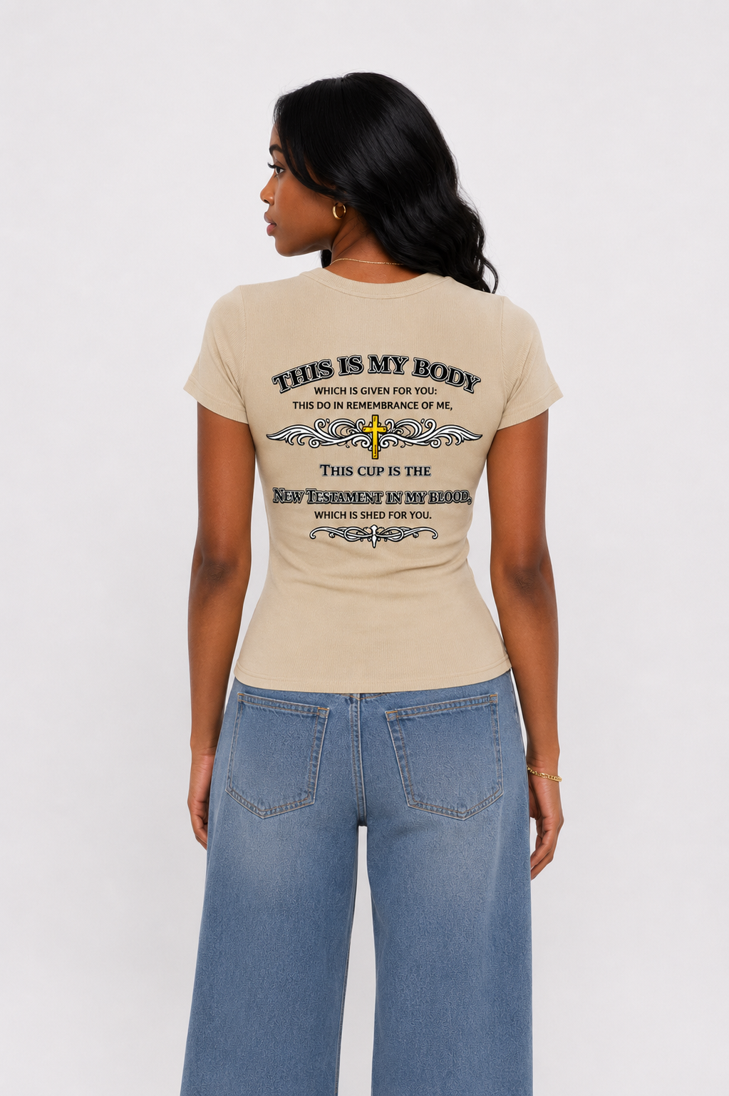 ‘The Last Supper’ Women’s Sunfade Washed T-Shirt