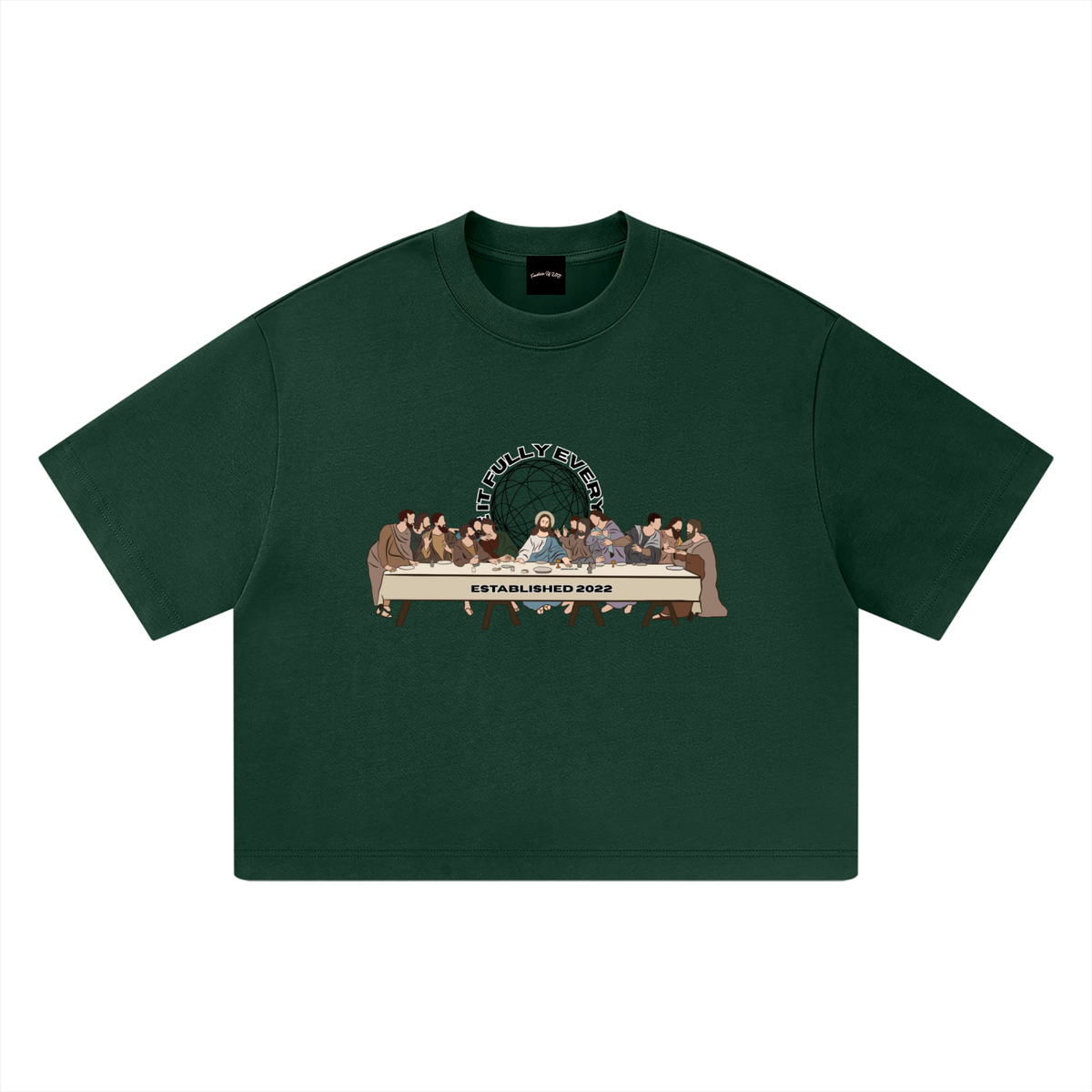 ‘The Last Supper’ Unisex Heavyweight Boxy T-Shirt